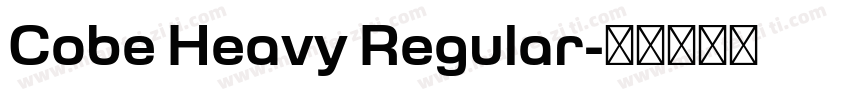 Cobe Heavy Regular字体转换